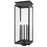 Z-Lite Nova 5 Light 12.5" Outdoor Post Mount/Square, Black/Clear - 5018PHXLS-BK