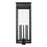 Z-Lite Nova 5 Light 12.5" Outdoor Post Mount/Square, Black/Clear