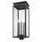 Z-Lite Nova 5 Light 12.5" Outdoor Post Mount/Square, Black/Clear