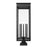 Z-Lite Nova 5Lt 12.5" Outdoor Pier Mount/Square, Black/Clear