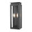 Z-Lite Nova 2 Light 5.5" Outdoor Wall Light, Black/Clear - 5018S-BK