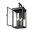 Z-Lite Hartwell 4 Light Outdoor Wall Light, Sand Black/Clear Seedy