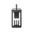 Z-Lite Hartwell 4 Light Outdoor Wall Light, Sand Black/Clear Seedy