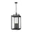 Z-Lite Hartwell 6Lt Outdoor Ceiling Fixture/Chain, Black/Seed - 5019CHXXL-BK