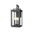 Z-Lite Hartwell 3 Light Outdoor Wall Light, Sand Black/Clear Seedy - 5019M-BK