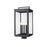 Z-Lite Hartwell 5Lt Outdoor Post Mount/Square, Black/Clear Seedy - 5019PHXLS-BK