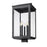 Z-Lite Hartwell 5Lt Outdoor Post Mount/Square, Black/Clear Seedy