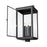 Z-Lite Hartwell 6Lt Outdoor Post Mount/Square, Black/Clear Seedy