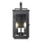 Z-Lite Hartwell 2 Light Outdoor Wall Light, Sand Black/Clear Seedy
