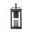 Z-Lite Hartwell 6 Light Outdoor Wall Light, Sand Black/Clear Seedy