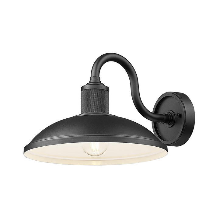 Z-Lite RLM 1 Light 9" Outdoor Wall Light, Sand Black