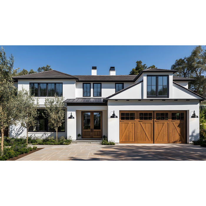 Z-Lite RLM 1 Light 13" Outdoor Wall Light, Sand Black