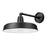 Z-Lite RLM 1 Light 9.5" Outdoor Wall Light, Sand Black