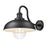 Z-Lite RLM 1 Light 19" Outdoor Wall Light, Sand Black/Clear