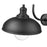 Z-Lite RLM 1 Light 19" Outdoor Wall Light, Sand Black/Clear