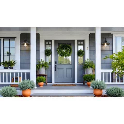 Z-Lite RLM 1 Light 16" Outdoor Wall Light, Sand Black/Clear