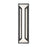 Z-Lite Banff 2Lt 22" Outdoor Wall Light, Sand Black/Opal Etched