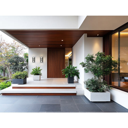 Z-Lite Banff 2Lt 12" Outdoor Wall Light, Sand Black/Opal Etched