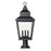 Z-Lite Raphael 3Lt 30" Outdoor Pier Mount, Black/Clear Seedy