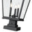 Z-Lite Raphael 3Lt 30" Outdoor Pier Mount/Square, Black/Seed