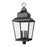 Z-Lite Raphael 5Lt 41" Outdoor Post Mount, Black/Clear Seedy - 5029PHXXLR-BK