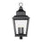 Z-Lite Raphael 5Lt 41" Outdoor Post Mount, Black/Clear Seedy