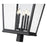 Z-Lite Raphael 5Lt 41" Outdoor Post Mount, Black/Clear Seedy