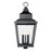 Z-Lite Raphael 5Lt 40" Outdoor Post Mount, Black/Clear Seedy