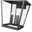 Z-Lite Raphael 5 Light Outdoor Wall Light, Sand Black/Clear Seedy