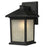 Z-Lite Holbrook Outdoor Wall Light 10.625x9.5x15.75", Black, White Seed - 507B-BK