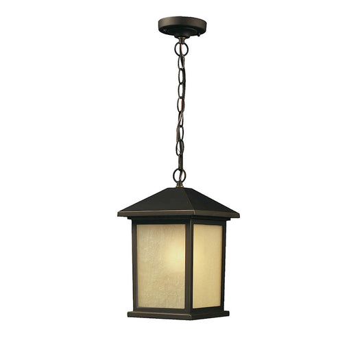 Z-Lite Holbrook Outdoor Chain Light, 9.5x15.25", Bronze, Tint Seed - 507CHB-ORB