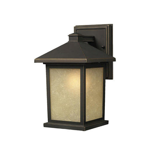Z-Lite Holbrook Outdoor Wall Light 7.125x6x10.5", Bronze, Tinted Seed - 507S-ORB