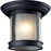Z-Lite Outdoor Flush Mount Outdoor Flush Mount Light Black, White Seed - 514F-BK