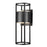 Z-Lite Luca 2 Light Outdoor Wall Sconce, Black/Etched