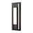 Z-Lite Keaton 1 Light 28" Outdoor Wall Sconce, Black/White - 520B-BK-LED
