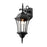 Z-Lite Wakefield Outdoor Wall Light, 10 x 9.5 x 24", Black/Clear Beveled