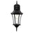 Z-Lite Wakefield Outdoor Wall Light, 8 x 8 x 21.75", Black/Clear Beveled