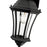 Z-Lite Wakefield Outdoor Wall Light, 8 x 8 x 21.75", Black/Clear Beveled