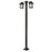 Z-Lite Mesa 2 Light Outdoor Post, Oil Rubbed Bronze, Clear/Opal - 524-2-536P-ORB