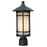 Z-Lite Woodland Outdoor Post Light 8.125x16.625", Oil Bronze, Opal - 528PHM-ORB
