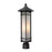 Z-Lite Woodland Outdoor Post Light, 8.125x22.25", Black, Matte Opal - 529PHM-BK