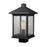 Z-Lite Portland 1 Light Post Mount, 9.5x17", Oil Bronze, Clear Seedy - 531PHBS-ORB