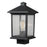 Z-Lite Portland 1 Light Post Mount, 8x14.375", Oil Bronze, Clear Seed - 531PHMS-ORB