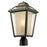 Z-Lite Memphis Outdr 1 Light Post Mt, 9x9x17.5", Bronze, Clear Seed/Tint - 532PHMR-ORB