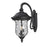 Z-Lite Armstrong Outdr Wall Light 16x12.375x24.25", Black, Clear Waterglass - 534B-BK