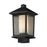 Z-Lite Mesa Outdoor Post Light 8.125x14", Bronze, Clear Seed Out/Opal In - 538PHM-ORB