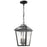 Z-Lite Bayland 3 Light Outdoor Chain Light, 9x9x15.88", Black, Clear Seed - 539CHM-BK