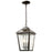 Z-Lite Bayland 3 Light Outdoor Chain Light, 9x9x15.88", Bronze, Clear Seed - 539CHM-ORB