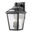 Z-Lite Bayland 3 Light Outdoor Wall Light 10.63x9x16.63", Black, Clear Seed - 539M-BK