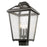 Z-Lite Bayland 3 Light Outdoor Post Mt, 11x11x19", Bronze, Clear Seed - 539PHBS-ORB